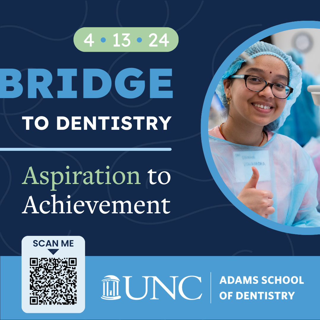 Bridge to dentistry event flyer